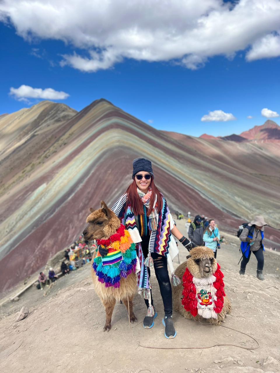 Lizette en la Montaña de 7 Colores, Perú