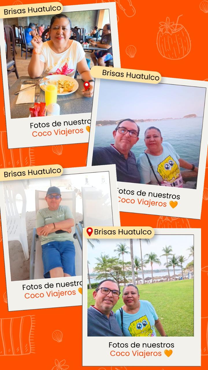 Más fotos del matrimonio Rodríguez De León disfrutando su aniversario en Brisas Huatulco